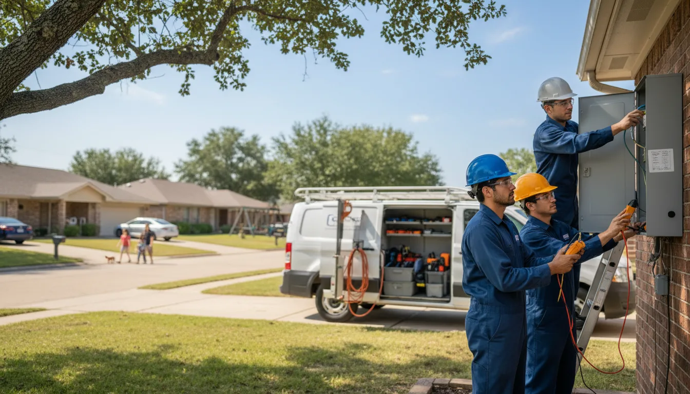 Certified electrician providing emergency electrical services in Andrews, IN